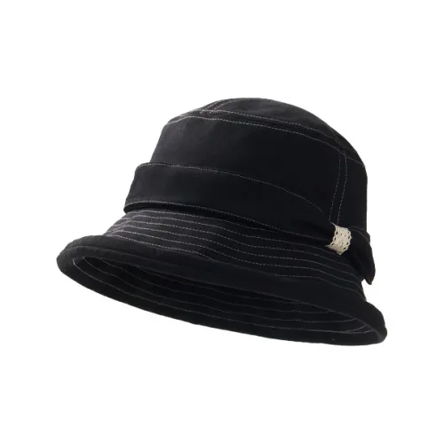 Lagur Cotton Linen Blend Bucket Hats Women's