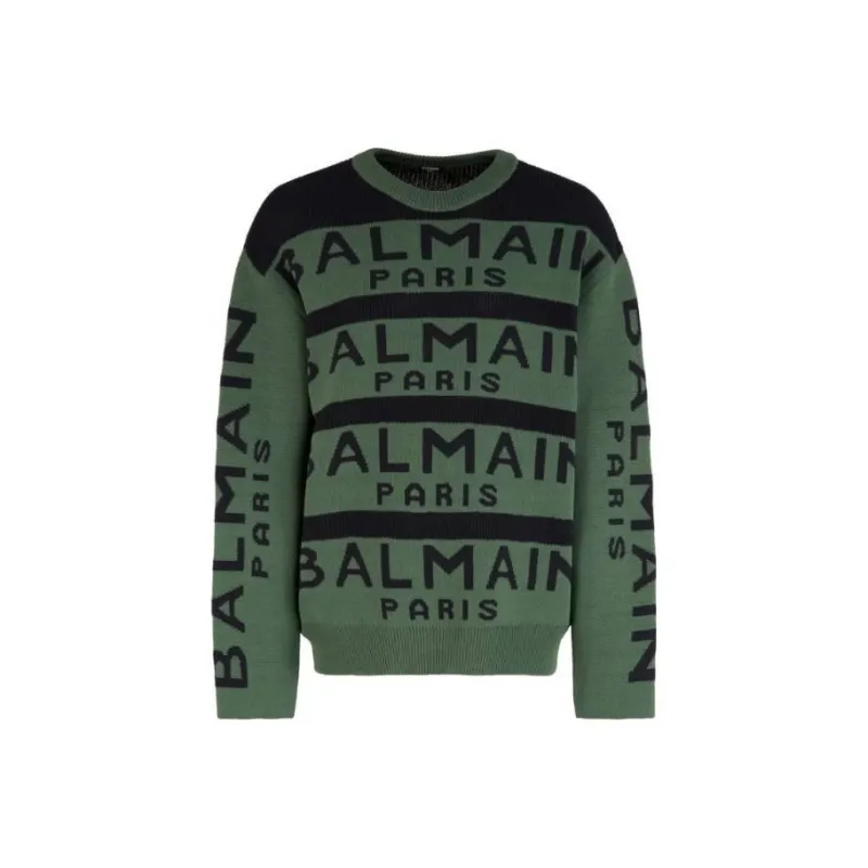 BALMAIN Sweaters Men Green-0