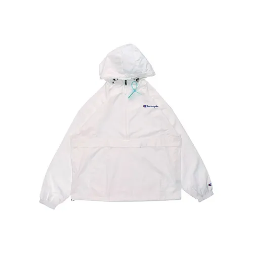 Champion Jackets Coats Fall US Version Unisex White