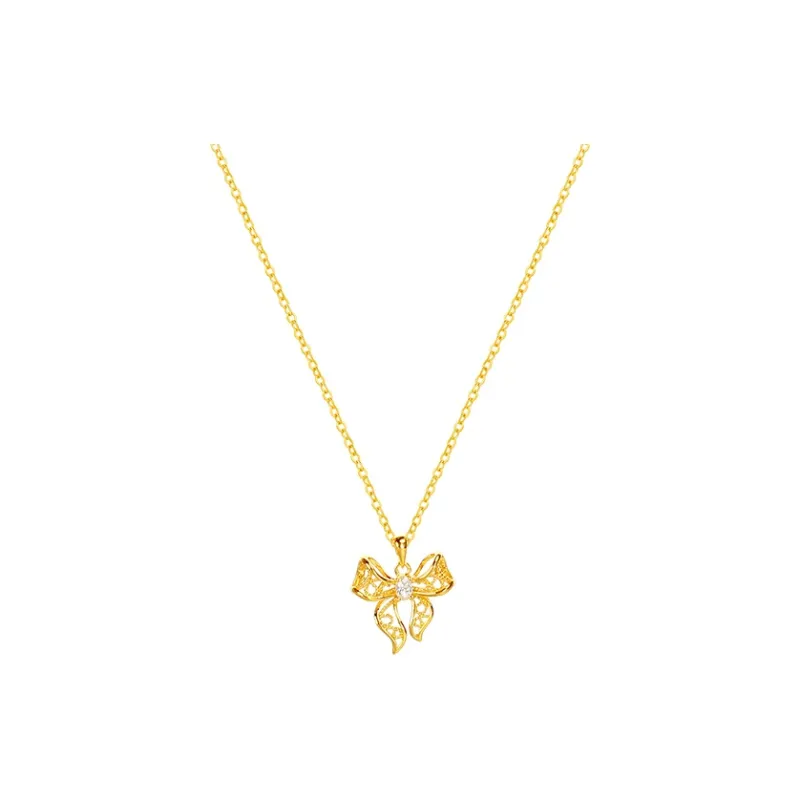 Pursue Love 925 Sterling Silver Necklaces Women's-0