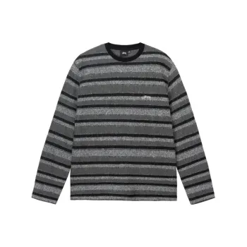 Stussy Baja Stripe Long Sleeve Crew Tee