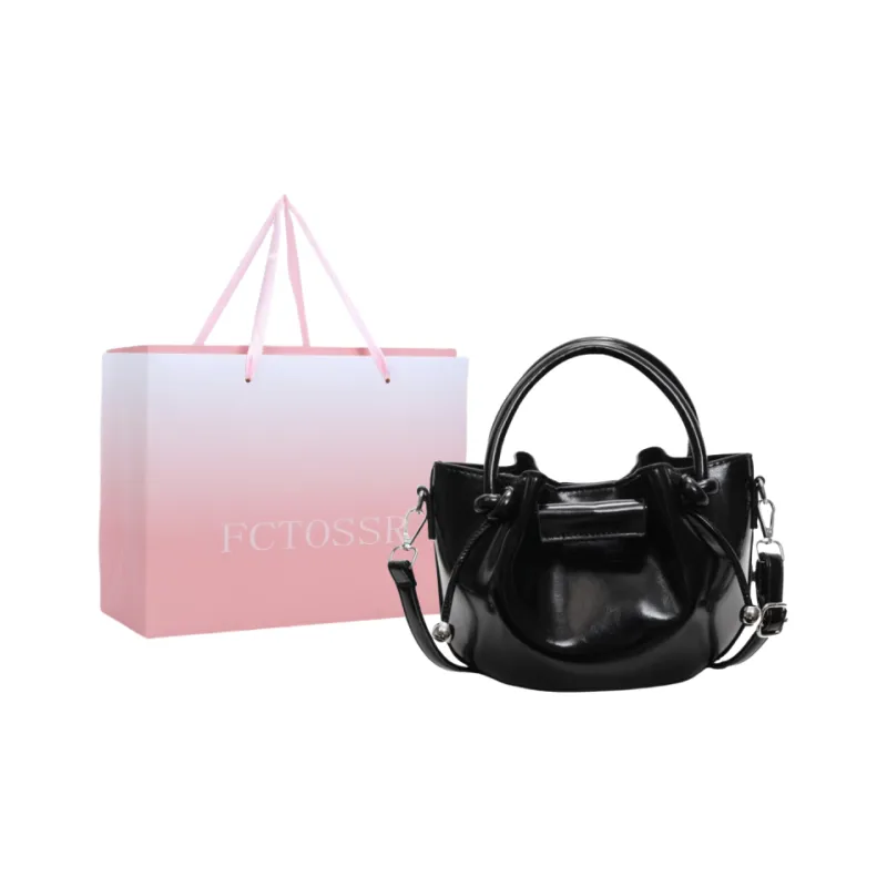 FCTOSSR Pu One Shoulder Handbag Women's White/Silver/Black/Yellow/Blue/Pink-12