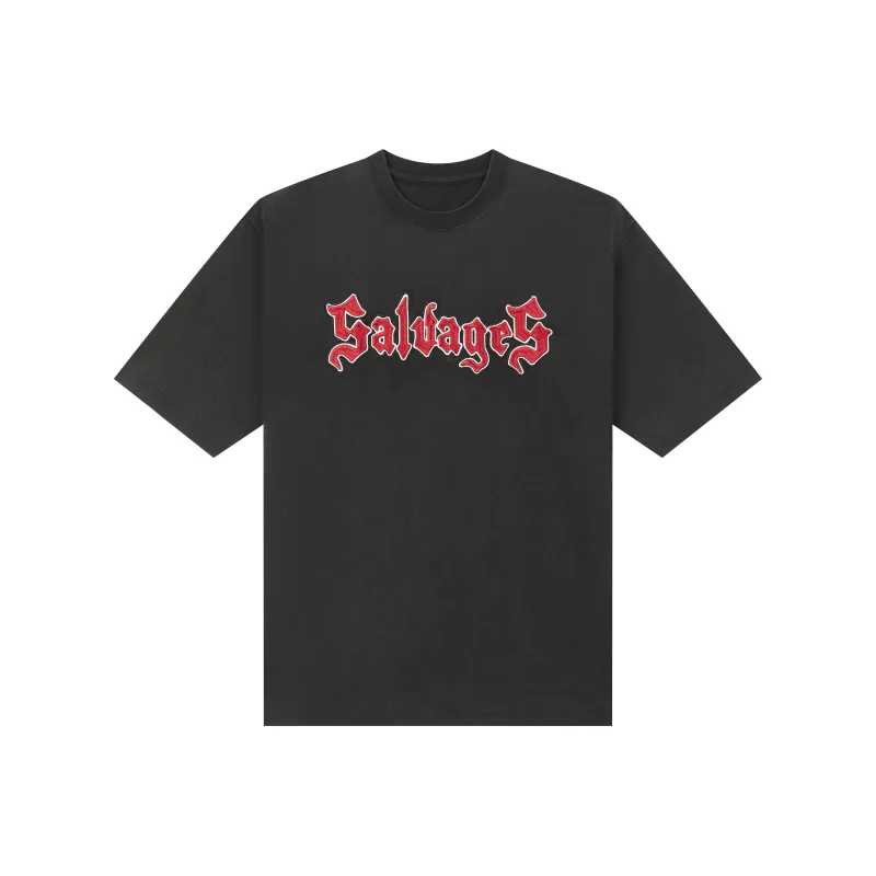 THE SALVAGES FASHION CLUB T Shirt Unisex Washed Black-0