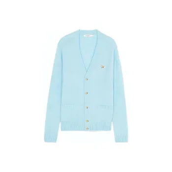 Maison Kitsune Knitwear Men's Aqua Blue