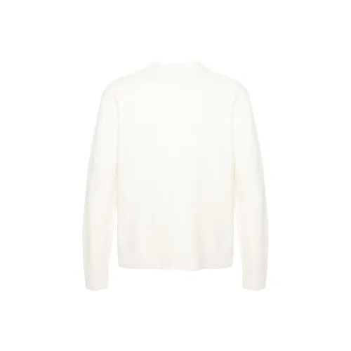 JIL SANDER Crew neck Boiled Wool Jumper