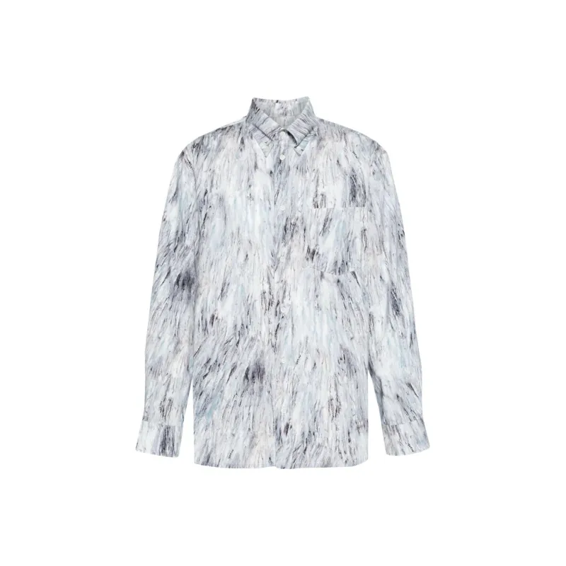 MARNI Graphic Printed Long Sleeved Shirt-0