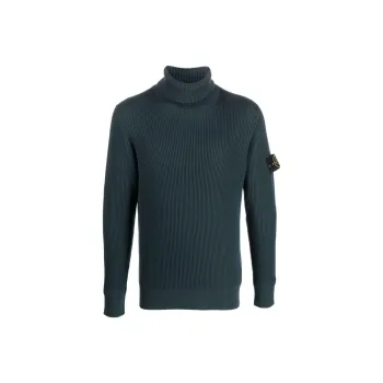 STONE ISLAND Compass patch Roll neck Jumper