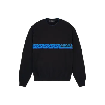 VERSACE Sweaters Men Black