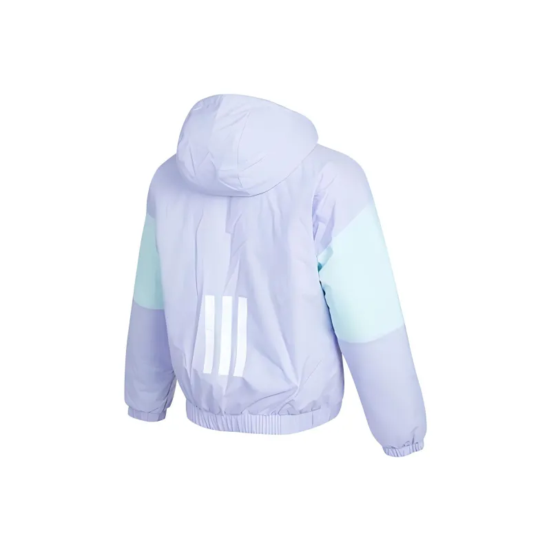 Adidas Puffer Jacket Women's Light Purple/Royal Blue/Mint Green-1