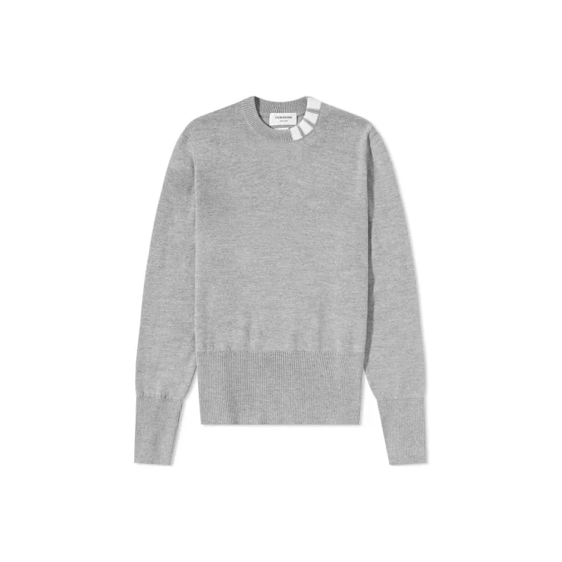 THOM BROWNE· SS22 Sweater Men's Light Gray-0