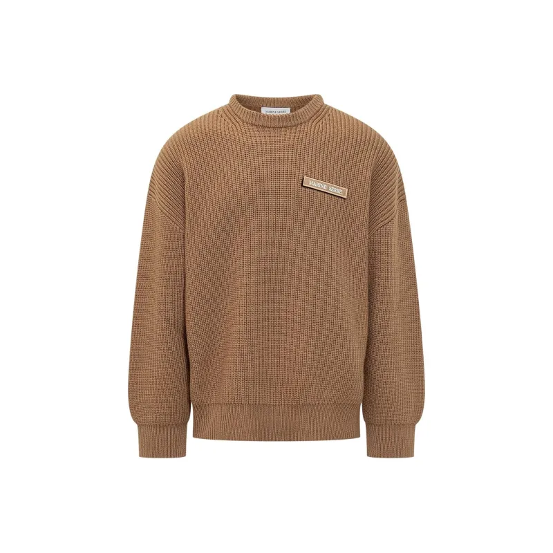 Marine Serre Fisherman Logo Patch Knitted Sweater-0