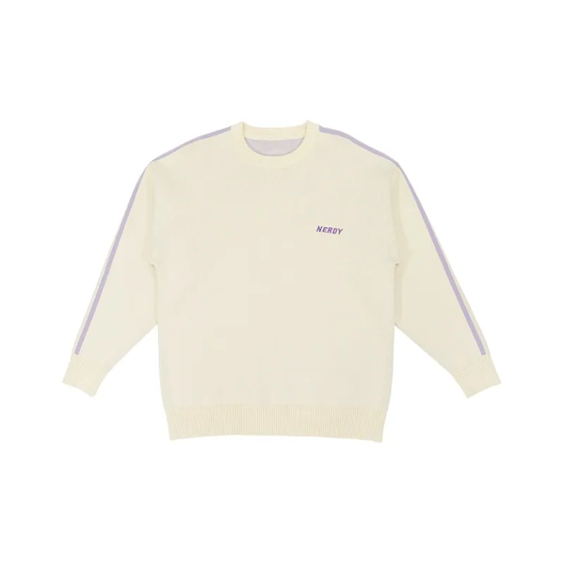 NERDY x Doraemon/A Nerdy X Doraemon Co-Branding Sweater Unisex Beige-0