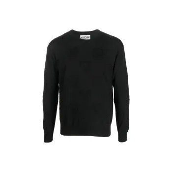 MOSCHINO Textured Toy bear Jumper