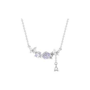 VIVIWELL S925 Silver Necklaces Women's