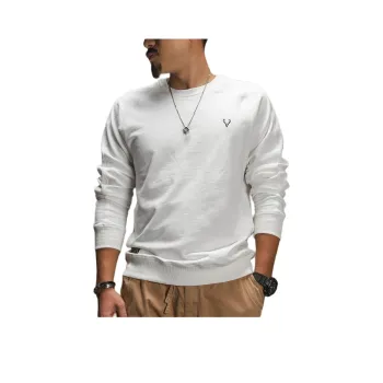 Seasonal Words Sweatshirt Men's White