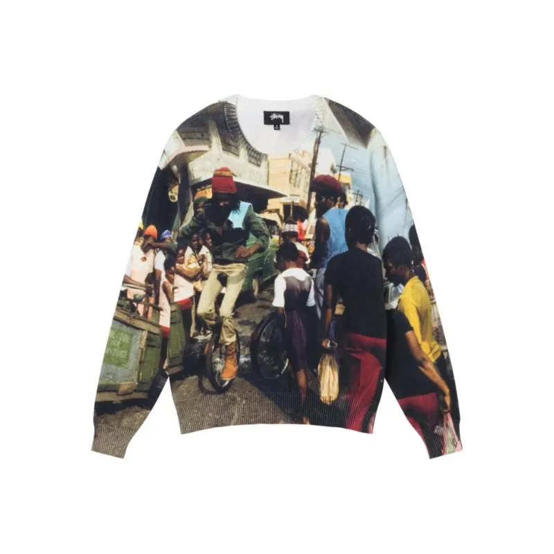 Stussy Peter Tosh Print Sweater-0