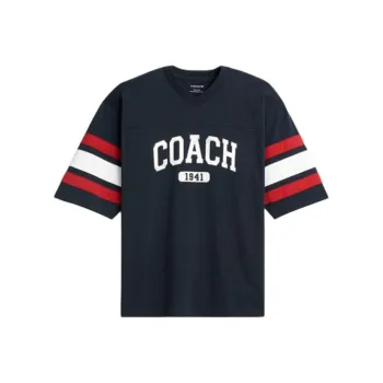 COACH SS25 T Shirt Men's Dark Blue