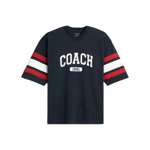 COACH SS25 T Shirt Men's Dark Blue