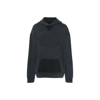 Maison Margiela Logo Embroidered Reverse Hoodie