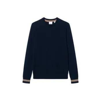 Burberry Sweater Men's Marine Blue