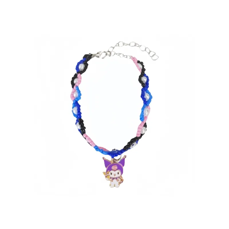 Sanrio/Kuromi Spring Summer Simple Yuna Style Design Fun Transformation Beads Refined Creative Lanyards-0