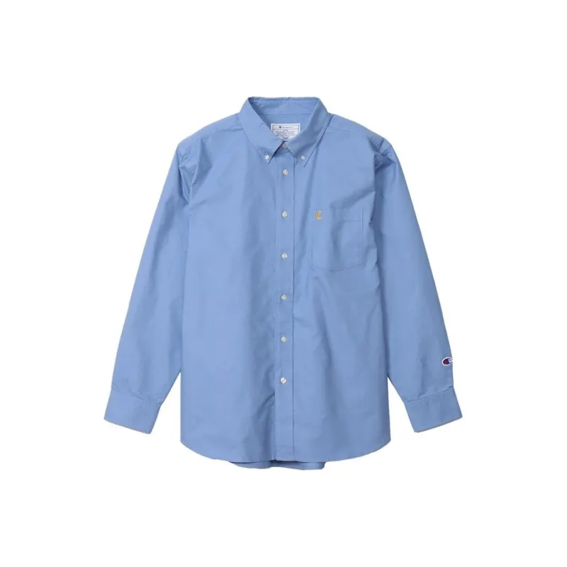 Champion FW24 Shirt Men's Light Blue-0