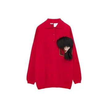 LOEWE SS23 Cashmere Sweaters Unisex Red