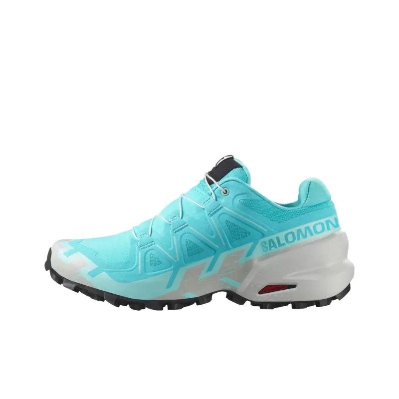 SALOMON Speedcross 6 Anti Slip Wear Resistant Low Top Casual Running Shoes Women's Cyan-0