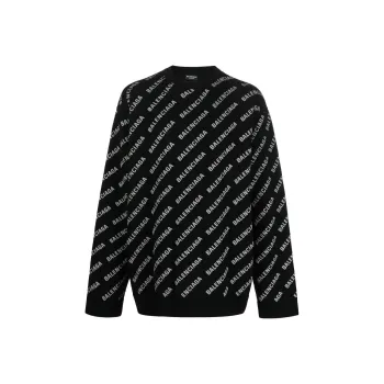 Balenciaga SS23 Cashmere Sweater Men's Black