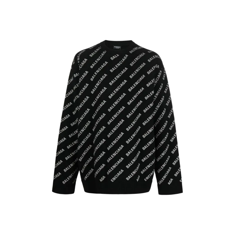 Balenciaga SS23 Cashmere Sweater Men's Black-0