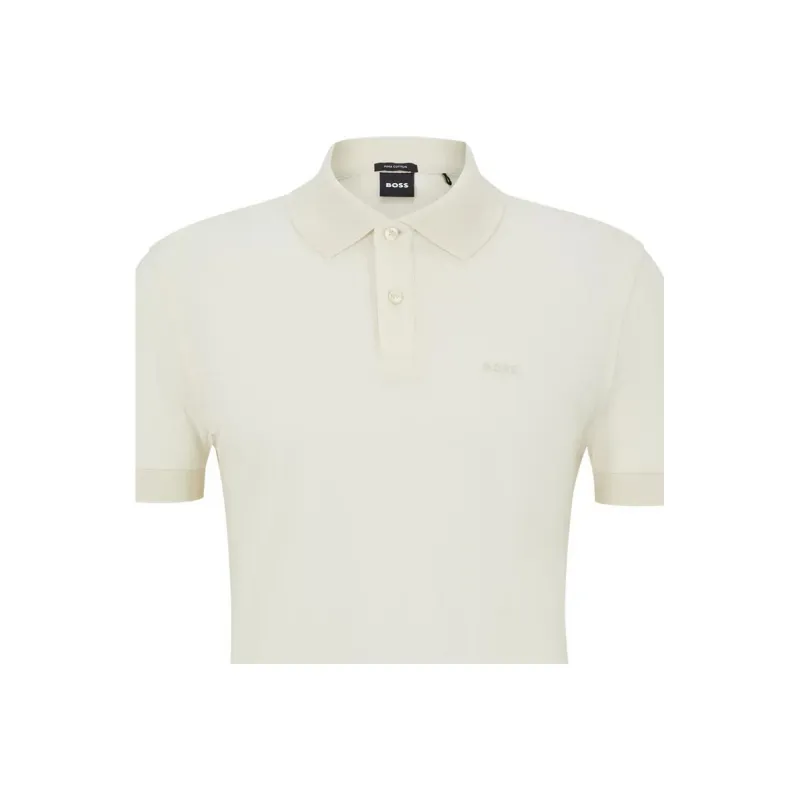HUGO BOSS Polo Shirts Men White-4