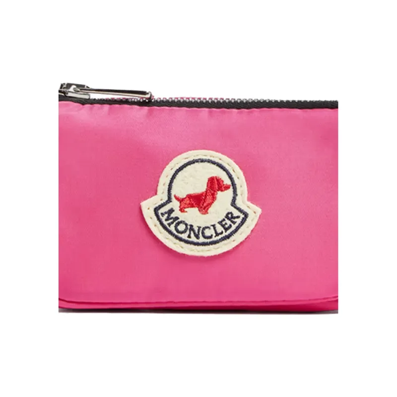 Moncler Nylon Clutch Unisex Bright Pink-3