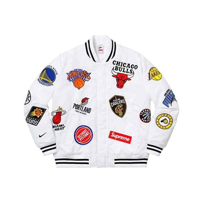 Supreme X Nike X Nba Teams Warm Up Jacket-0