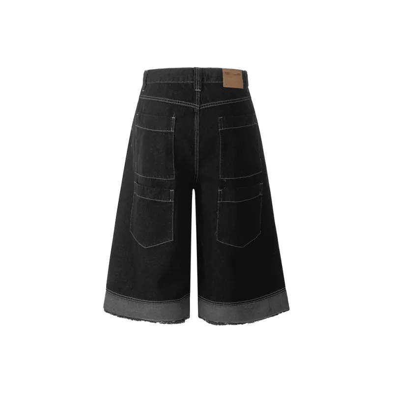 WLNEXT Capri Pants With Stylish Niche Cool And Trendy Brand Jeans Pants Unisex-1