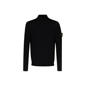 STONE ISLAND FW21 Slim Fit Sweater Men's Black