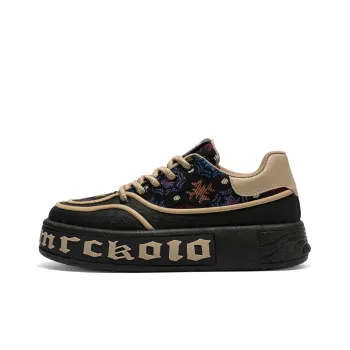 Black tailed Deer Abrasion Resistant Breathable Slip Resistant Low Top Skateboard Shoes Men's