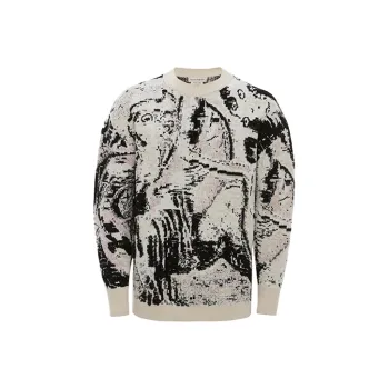 Alexander McQueen Sweaters Men White