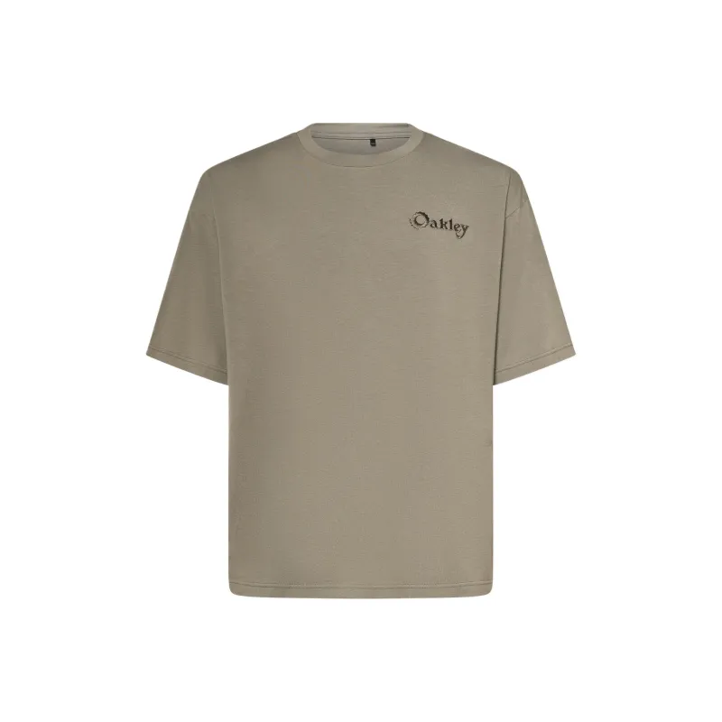 Oakley En New Retro Tee Motel 2.0 T Shirt Men's Army Green-0