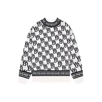 WE11DONE All over Logo knit Jumper