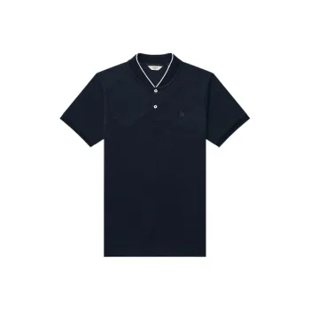 HAZZYS Polo Shirt Men's Dark Navy Blue