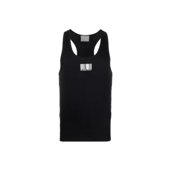 Vetements Tank Tops Unisex Black