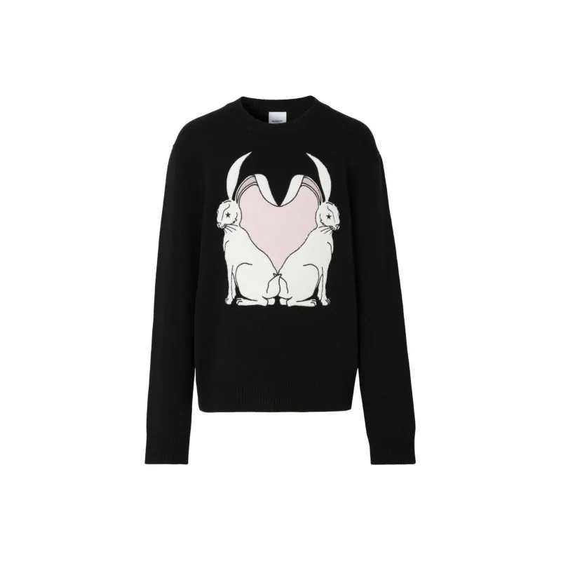 Burberry SS23 The Year Of The Rabbit SS23 Sweater Men's Black-0