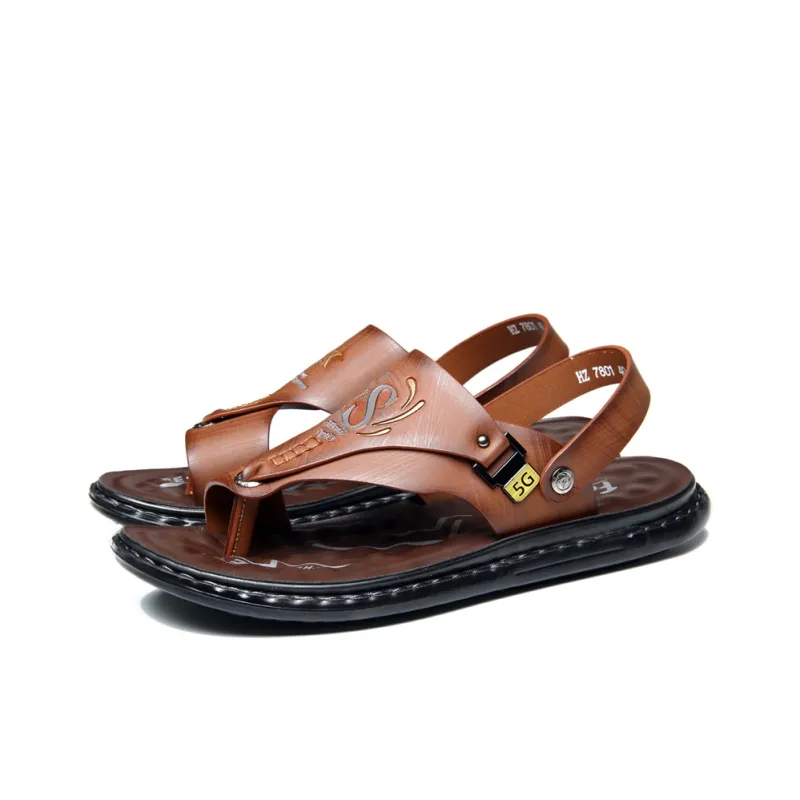 KACHILANG One Strap Sandals Men's-13