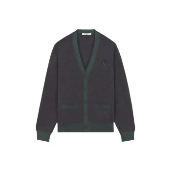 Maison Kitsune Bold Fox Head Patch Cardigan
