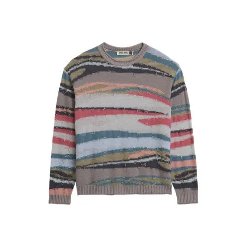 ZARA crewneck sweaters Men Multicolor