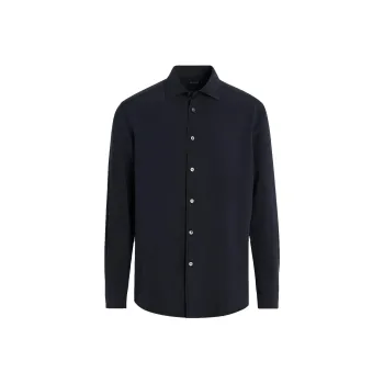 Ermenegildo Zegna Buttoned Long Sleeved Shirt