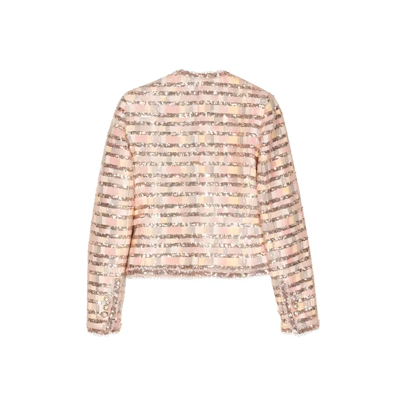 ELIE SAAB Camaleonte Sequin Embellished Jacket-1