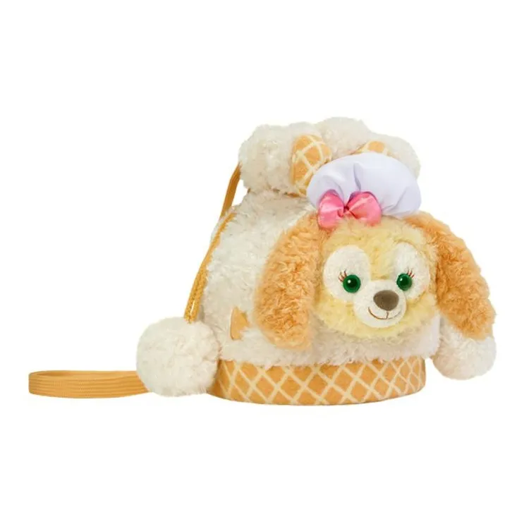 Disney Fabric Bucket Bag, Shoulder Bag Regular Unisex White & Brown-1