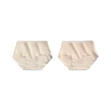 2 Pack[White+Nude Pink]