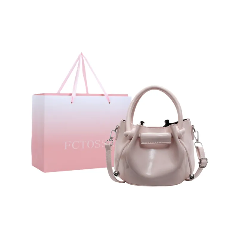 FCTOSSR Pu One Shoulder Handbag Women's White/Silver/Black/Yellow/Blue/Pink-30